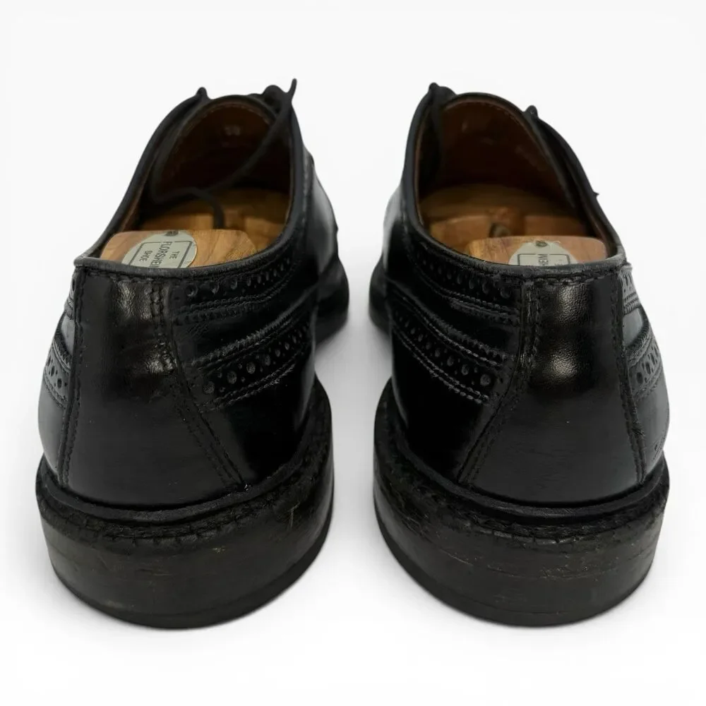 Allen Edmonds MacNeil Black Leather Wingtip Derby Dress Shoes Men’s Size 11.5B